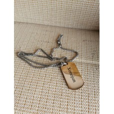 Xonojun Necklace for Men Free Engraving Stainless Steel Dog Tag Pendant Necklace with 24" Chain,Gift for Dad Husband Boy Brother Sister Bestfriend Xonojun Necklace for Men Free Engraving Stainless Steel Dog Tag Pendant Necklace with 24" Chain,Gift for Dad Husband Boy Brother Sister Bestfriend